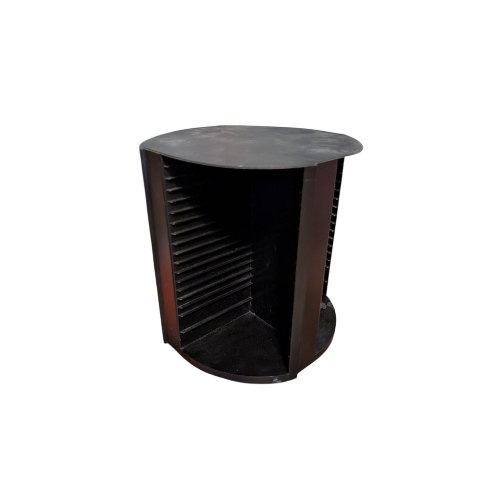 Vintage Laserline Rotating CD Tower Plastic 80 Slot Carousel Display Holder Y2K